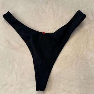 New! Frankie’s x Victorias Secret Pink high cut Bikini Bottom Black 31691